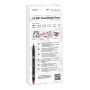 Tombow ABT-12P-3 marcatore Fine Nero, Grigio, Bianco 12 pz (PABT-12P-3)