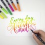 Tombow ABT-6P-5 marcatore Fine/Extra grassetto Multicolore 6 pz (PABT-6P-5)