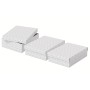 Esselte 628284 scatola di conservazione Armadietto portaoggetti Rettangolare Cartoncino Bianco