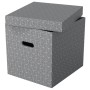 Esselte 628289 scatola di conservazione Armadietto portaoggetti Rettangolare Cartoncino Grigio