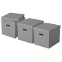 Esselte 628289 scatola di conservazione Armadietto portaoggetti Rettangolare Cartoncino Grigio