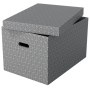 Esselte 628287 scatola di conservazione Armadietto portaoggetti Rettangolare Cartoncino Grigio