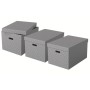 Esselte 628287 scatola di conservazione Armadietto portaoggetti Rettangolare Cartoncino Grigio