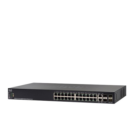 Cisco SG550X-24-K9 Gestito L3 Gigabit Ethernet (10/100/1000) 1U Nero (SG550X-24-K9-EU-RF)
