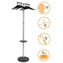 MAUL 9405390 gruccia per abiti Nero, Acciaio inox