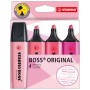STABILO BOSS ORIGINAL evidenziatore 4 pz Punta smussata Rosa (D70/4-6-1)