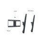 Multibrackets 4012 Supporto TV a parete 165,1 cm (65") Nero (MB4012)