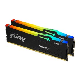 Kingston Technology FURY Beast 64GB 6400MT/s DDR5 CL32 DIMM (Kit da 2 moduli) RGB XMP (KF564C32BBAK2-64)