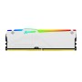 Kingston Technology FURY Beast 32GB 6400MT/s DDR5 CL32 DIMM (Kit da 2 moduli) White RGB XMP (KF564C32BWAK2-32)