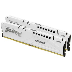 Kingston Technology FURY Beast 64GB 6400MT/s DDR5 CL32 DIMM (Kit of 2) White XMP (KF564C32BWK2-64)