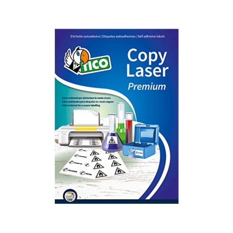 Tico LP4P-210148 etichetta autoadesiva Rettangolo Permanente Bianco 70 pz (LP4P-210148)