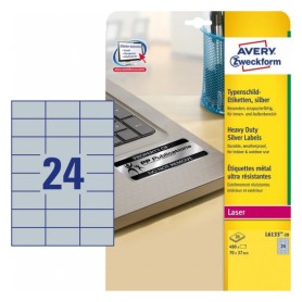Avery L6133-20 etichetta per stampante Argento Etichetta per stampante autoadesiva (L6133-20)