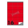 CF1600 ETICHETTE    105X36 ROSSO (210C501RO)