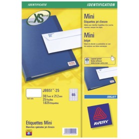 Avery J8651-25 etichetta per stampante Bianco (J8651-25)
