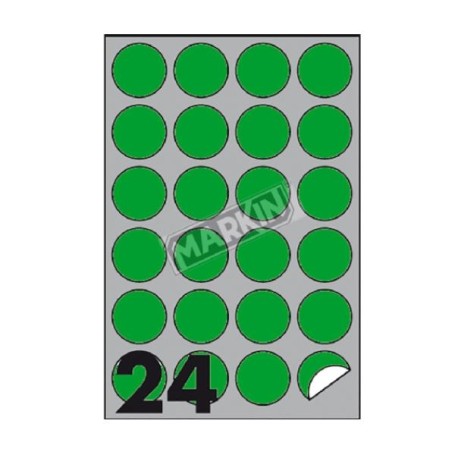 CF2400 ETICHETTE DM40 VERDE (X210R305VE)