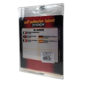 CONF 10BUSTE ETICHETTE 4 BLU DIAM10 (X11004BL)