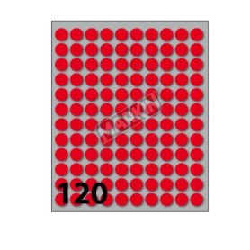 CONF10 BUSTE ETICHET 4 ROSSO DIAM10 (X11004RO)