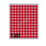 CONF10 BUSTE ETICHET 4 ROSSO DIAM10 (X11004RO)