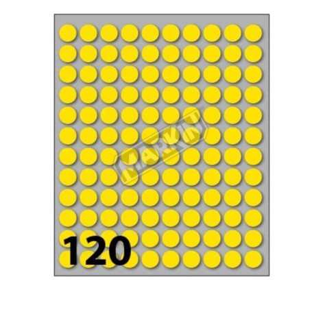 CONF10 BUSTE ETICHET 4 VERDE DIAM10 (X11004VE)