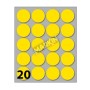 CONF10 BUSTE ETICH 8 GIALLO DIAM27 (X11008GI)