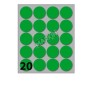 CONF10 BUSTE ETICH 8 VERDE  DIAM27 (X11008VE)
