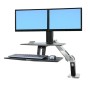 Ergotron WorkFit -A 61 cm (24") Scrivania Nero (24-392-026)