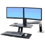Ergotron WorkFit -A 61 cm (24") Scrivania Nero (24-392-026)