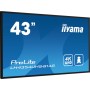iiyama LH4354UHS-B1AG visualizzatore di messaggi Pannello piatto per segnaletica digitale 108 cm (42.5") LCD Wi-Fi 500 cd/m² 4K
