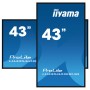 iiyama LH4354UHS-B1AG visualizzatore di messaggi Pannello piatto per segnaletica digitale 108 cm (42.5") LCD Wi-Fi 500 cd/m² 4K