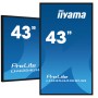 iiyama LH4354UHS-B1AG visualizzatore di messaggi Pannello piatto per segnaletica digitale 108 cm (42.5") LCD Wi-Fi 500 cd/m² 4K