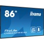 iiyama LH8664UHS-B1AG visualizzatore di messaggi Pannello A digitale 2,18 m (86") LED Wi-Fi 500 cd/m² 4K Ultra HD Nero Processo