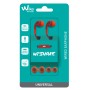 Wiko WiSHAKE Auricolare Cablato In-ear Musica e Chiamate Porpora, Rosso (WKAUEAPUS1)