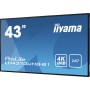 iiyama LH4370UHB-B1 visualizzatore di messaggi Pannello piatto per segnaletica digitale 108 cm (42.5") VA 4K Ultr (LH4370UHB-B1)