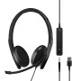 EPOS | SENNHEISER ADAPT 165 USB II Cuffia Padiglione auricolare Connettore 3.5 mm USB tipo A Nero (1000916)