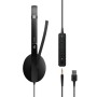 EPOS | SENNHEISER ADAPT 165 USB II Cuffia Padiglione auricolare Connettore 3.5 mm USB tipo A Nero (1000916)