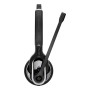 EPOS | SENNHEISER IMPACT DW Pro 1 PHONE - EU Auricolare Wireless A Padiglione Ufficio Nero, Argento (504434)