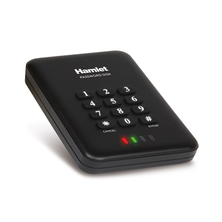Hamlet Password Disk USB 3.0 hard disk esterno 2,5'' 500gb con accesso dati protetto da password (HEXD25U3KK5)
