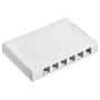 Leviton 41089-12W presa energia RJ-45 Bianco