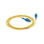 Fiber Patch Cord OS2 Singlemode Yellow 1.6 mm DUP-ZIP, LC/UPC-SC/UPC, 20.0  Meters - VPC-S2D1LCSC0200