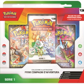 Pokémon Collezione Illustrazione Primi Compagni d'Avventura (PK10358-I)