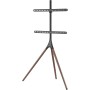 Techly ICA-TR18SAM Supporto TV a parete 165,1 cm (65") Nero, Noce (ICA-TR18SAM)