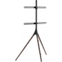 Techly ICA-TR18SAM Supporto TV a parete 165,1 cm (65") Nero, Noce (ICA-TR18SAM)