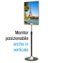 Techly ICA-TR10 Supporto per display espositivi 68,6 cm (27") Argento (ICA-TR10)
