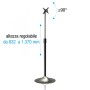 Techly ICA-TR10 Supporto per display espositivi 68,6 cm (27") Argento (ICA-TR10)