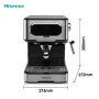 MACCH CAFFE POLV 15BAR 1.5L1100W (HSCM15DBK) (HESCM15DBK)