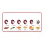 Philips Viva Collection HR1388/80 sminuzzatore per insalata 220 W Nero, Rosso, Bianco (HR1388/80)