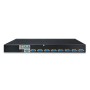 PLANET KVM-210-08 switch per keyboard-video-mouse (kvm) Montaggio rack Nero
