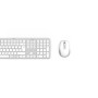 Hama WKM-550 tastiera Mouse incluso Casa/ufficio RF senza fili + Bluetooth QWERTZ Tedesco Grigio, Bianco (00173066)