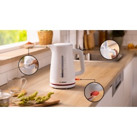 Bosch TWK3M121 bollitore elettrico 1,7 L 2400 W Bianco