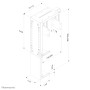 Neomounts by Newstar Supporto da scrivania per PC (CPU-D100WHITE)